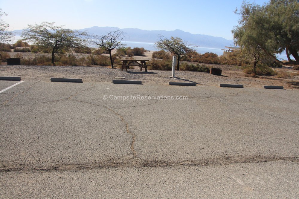 Mecca Beach Campground at Salton Sea State Rec Area, California, United